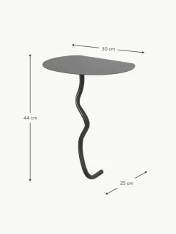 Wand-Beistelltisch Curvature aus Messing