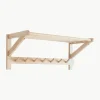 Wandgarderobe Cole mit Hutablage aus Kiefernholz
