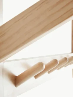 Wandgarderobe Cole mit Hutablage aus Kiefernholz