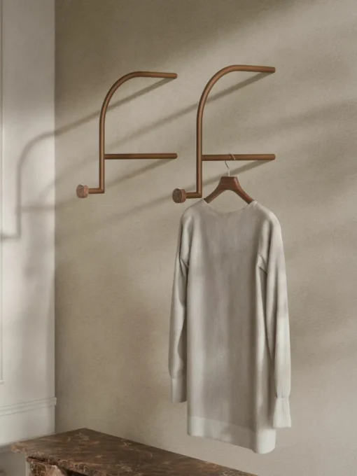 Wandgarderobe Disa mit Marmorhaken