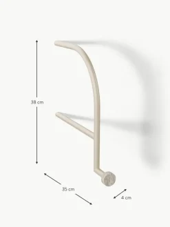 Wandgarderobe Disa mit Travertinhaken