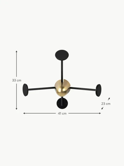 Wandgarderobe Matégot aus Metall