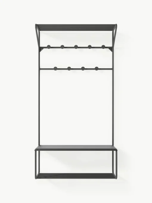 Wand-Garderobe Nash aus Metall