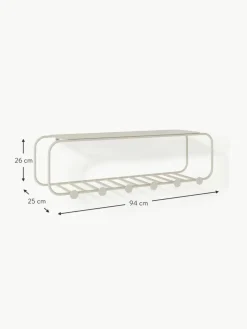 Wandgarderobe Nash aus Metall
