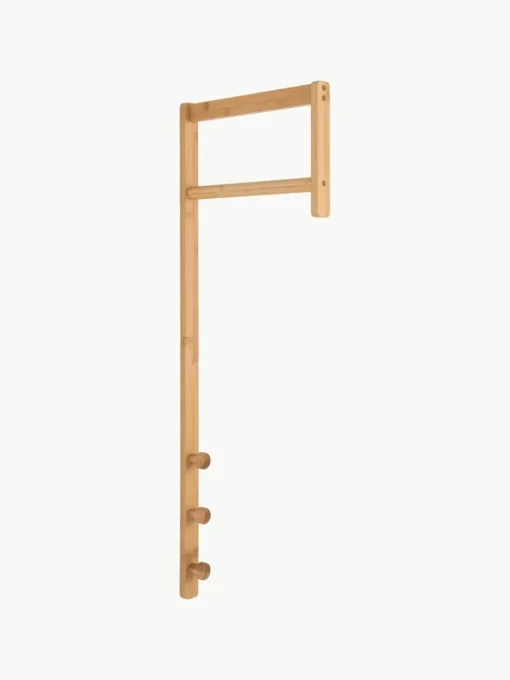 Wandgarderobe Trento aus Bambusholz