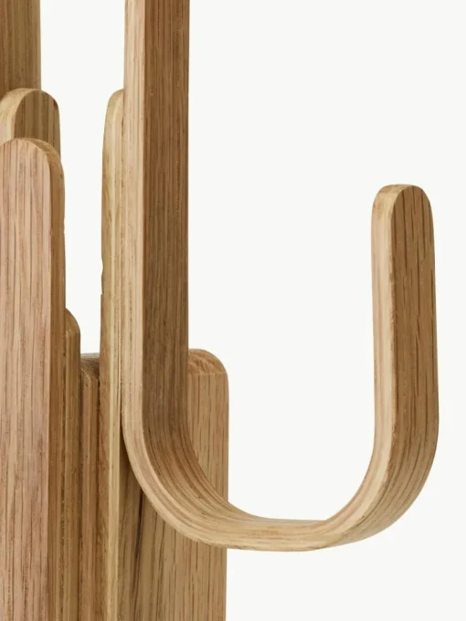 Wandgarderobe Woody aus Eichenholz