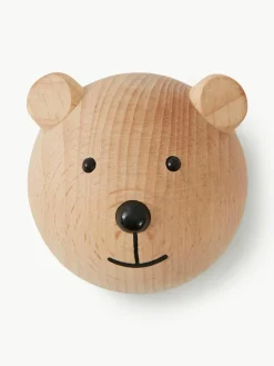 Wandhaken Bear aus Buchenholz