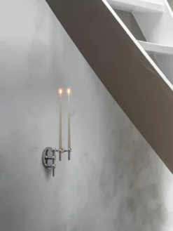 Wandhalter Stoff Nagel für Kerzenhalter