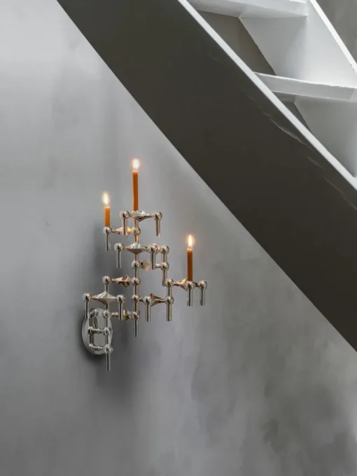 Wandhalter Stoff Nagel für Kerzenhalter