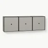 Wandkonsole Frame aus Holz und Metall