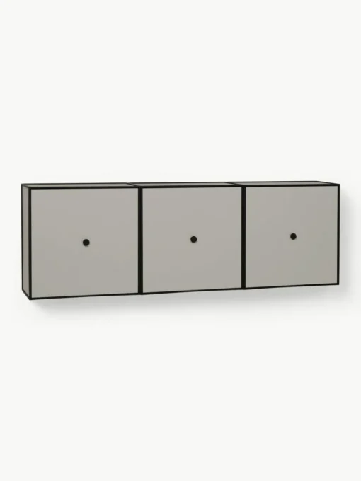 Wandkonsole Frame aus Holz und Metall