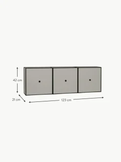 Wandkonsole Frame aus Holz und Metall