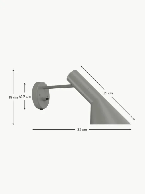 Wandleuchte AJ mit Stecker
