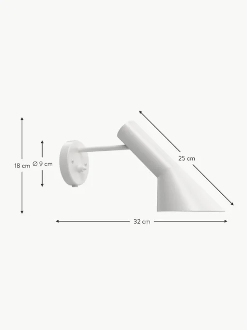 Wandleuchte AJ mit Stecker
