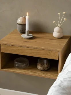 Wand-Nachttisch Cholet mit Schublade