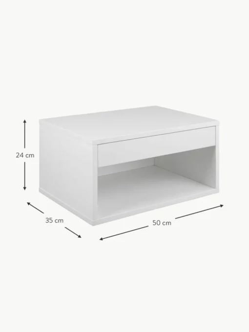 Wand-Nachttisch Cholet mit Schublade