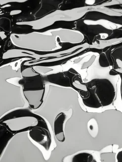 Wandobjekt Splash mit gehämmerter Oberfläche, 2 Stück