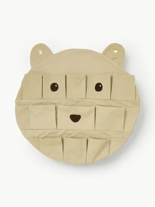 Wandorganizer Bear aus Bio-Baumwolle