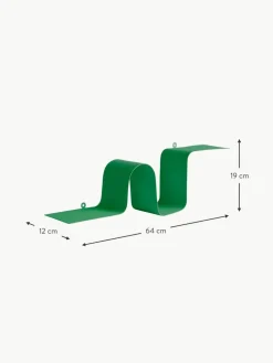 Wandregal Caterpillar aus Metall