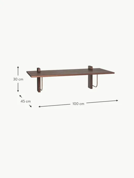 Wand-Schreibtisch Corbel aus Eichenholz