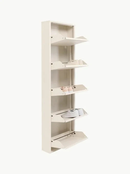 Wand-Schuhschrank Caruso mit Klappfächern