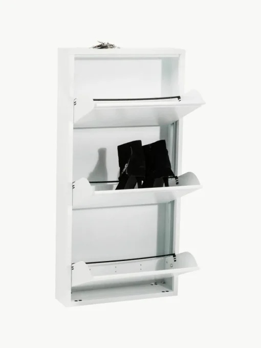 Wand-Schuhschrank Caruso mit Klappfächern
