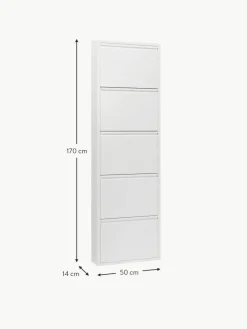 Wand-Schuhschrank Caruso mit Klappfächern