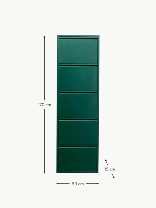 Wand-Schuhschrank Caruso mit Klappfächern