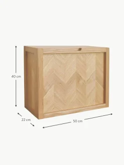 Wand-Schuhschrank Herringbone aus Eichenholz