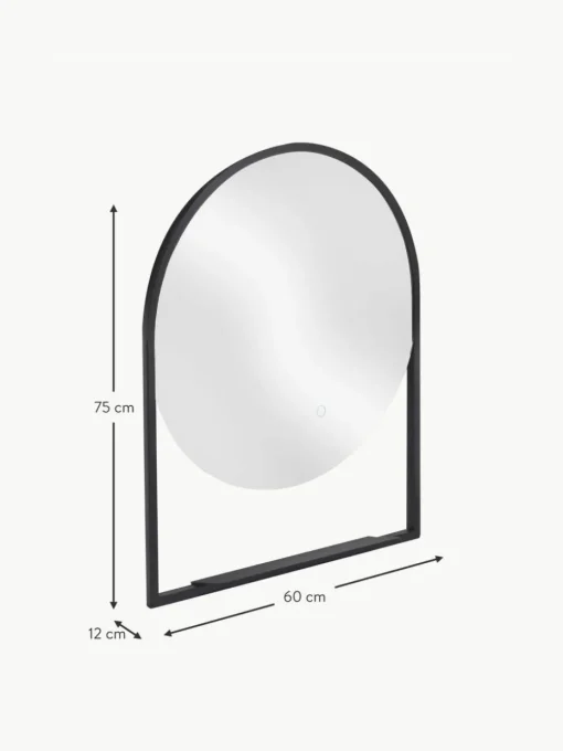 Wandspiegel Cassiopea mit LED-Beleuchtung