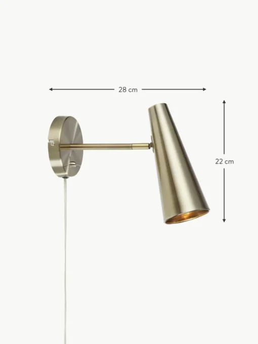 Wandstrahler Peak mit Stecker