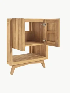 Waschbeckenunterschrank Kuveni aus Teakholz, B 70 cm
