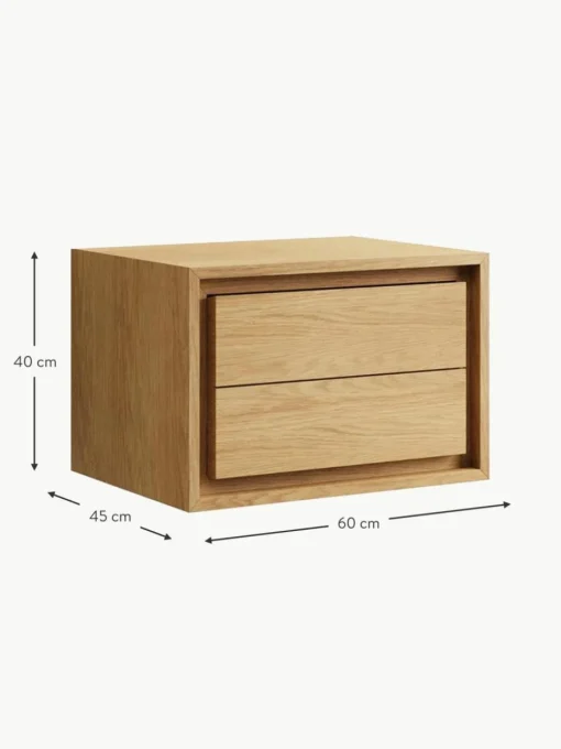 Waschbeckenunterschrank Kenta aus Teakholz