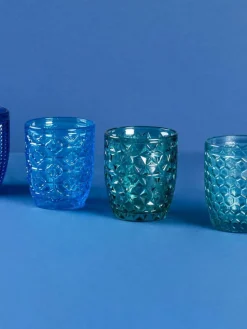 Wassergläser Bicchieri mit Strukturmuster, 6er-Set