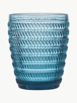 Wassergläser Bicchieri mit Strukturmuster, 6er-Set