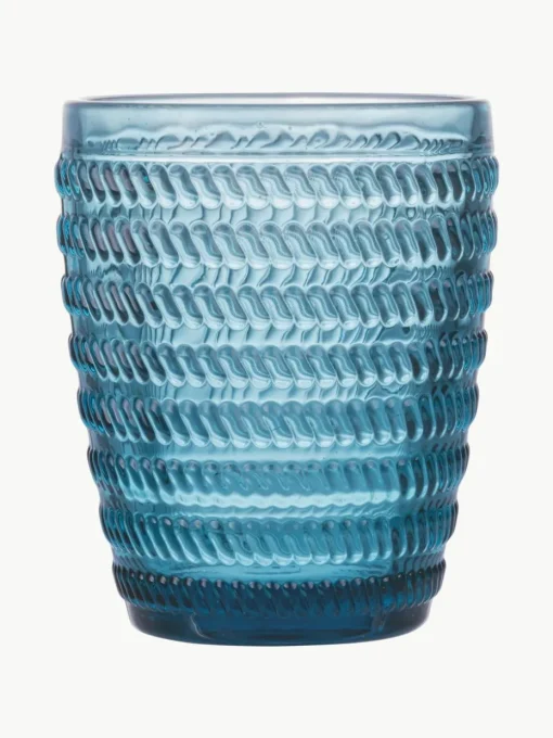 Wassergläser Bicchieri mit Strukturmuster, 6er-Set