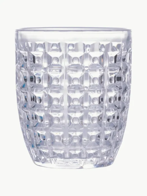 Wassergläser Bicchieri mit Strukturmuster, 6er-Set