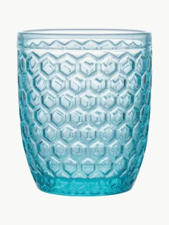 Wassergläser Bicchieri mit Strukturmuster, 6er-Set
