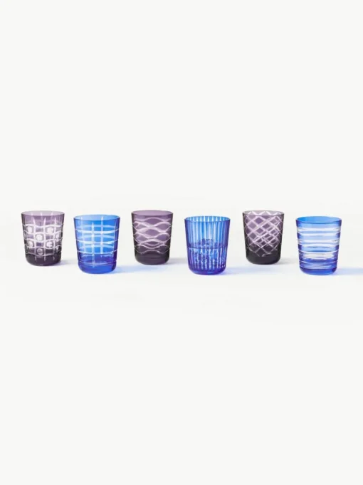 Wassergläser Cobalt, 6er-Set