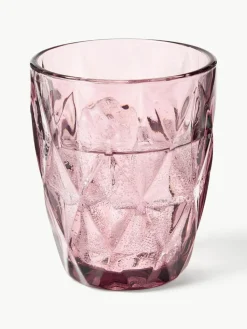 Wassergläser Colorado mit Strukturmuster, 4 Stück