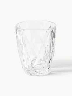 Wassergläser Colorado mit Strukturmuster, 4 Stück