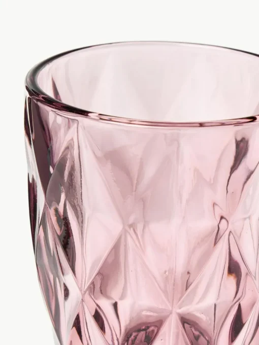 Wassergläser Colorado mit Strukturmuster, 4 Stück