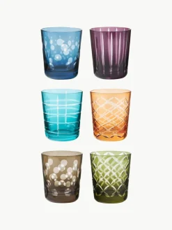 Wassergläser Cuttings, 6er-Set