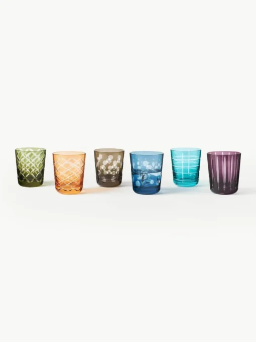 Wassergläser Cuttings, 6er-Set