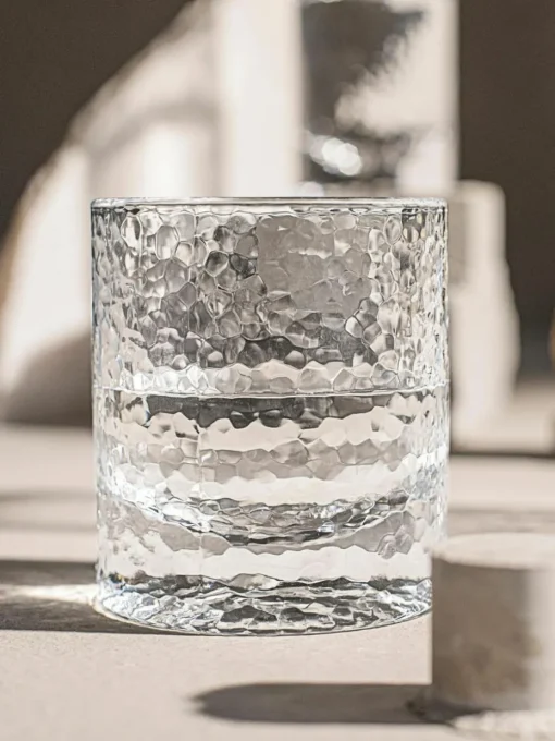 Wassergläser Forma mit strukturierter Oberfläche, 2 Stück