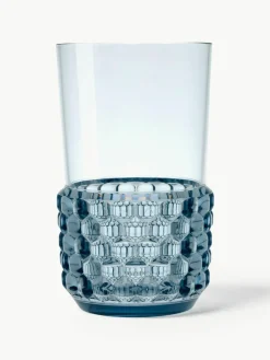 Wassergläser Jellies mit Strukturmuster, 4 Stück