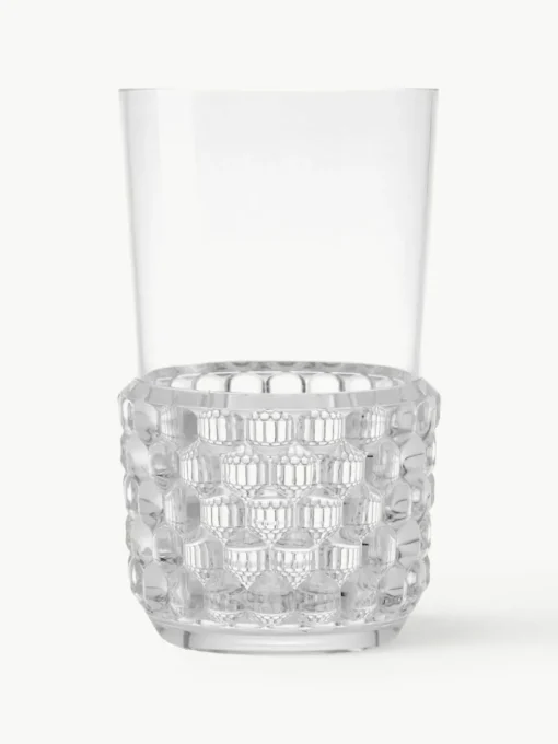 Wassergläser Jellies mit Strukturmuster, 4 Stück