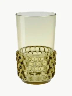 Wassergläser Jellies mit Strukturmuster, 4 Stück