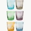 Wassergläser Peony, 6er-Set