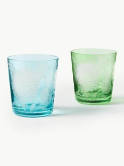 Wassergläser Peony, 6er-Set